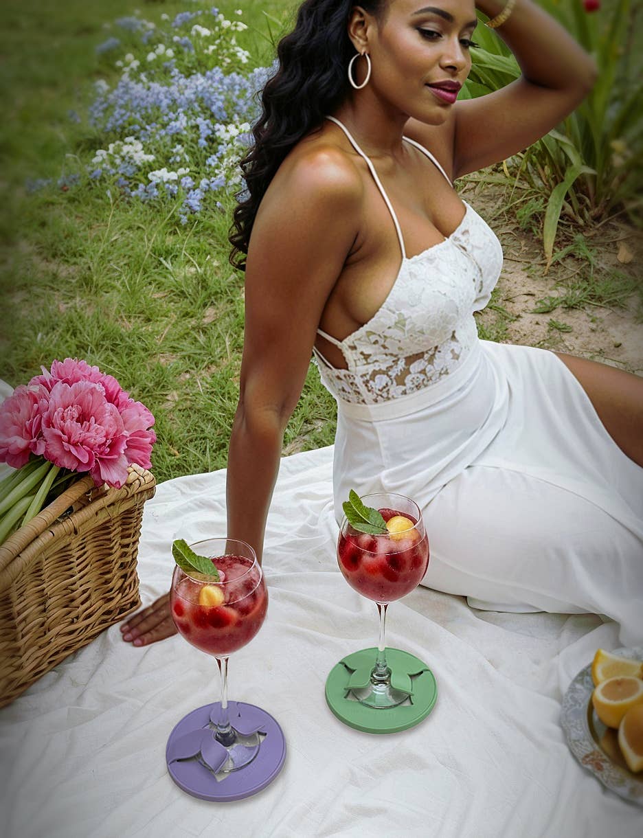 Biba Home Co - Wholesale Wine/Cocktail Glass Markers - Wine Glass Slipper (Multicolors)3