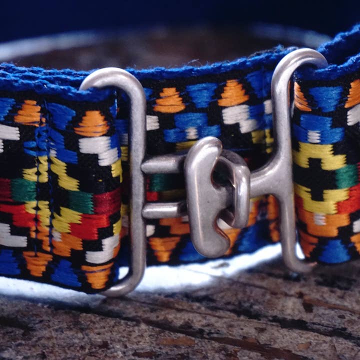 hundsfutter - Wholesale Pet Collar - Dog - Wide dog collar with multicolor design.10