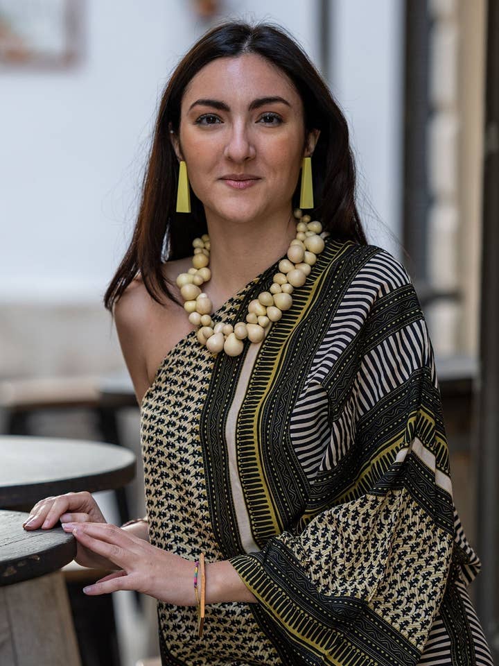 Bijondo - Wholesale Dress - Women's - Short rayon dress Charlize11