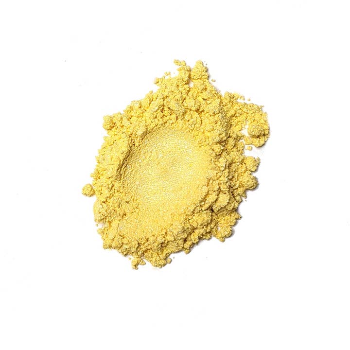 Clean-Faced Cosmetics - Wholesale Eyeshadow - Yellow Natural Vegan Eyeshadow, Zero Waste Makeup