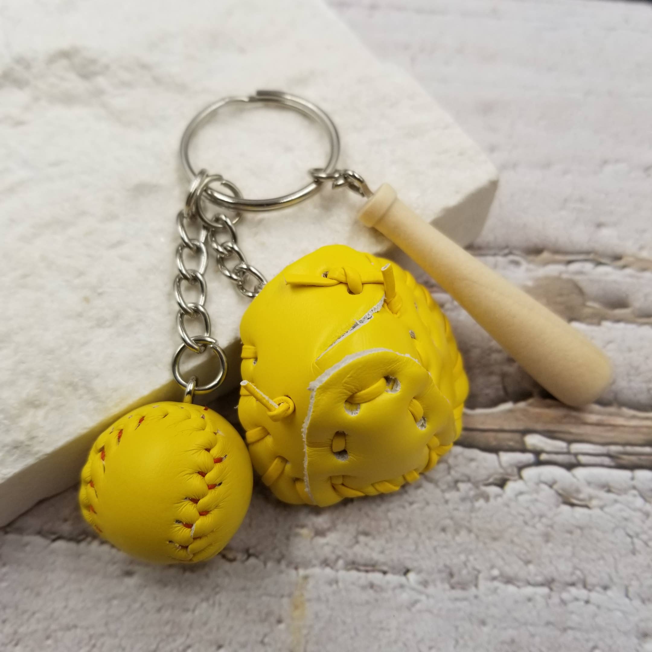 Treasure Wholesale - Vendita all'ingrosso Portachiavi - Donna - Portachiavi da baseball | Miglior regalo4