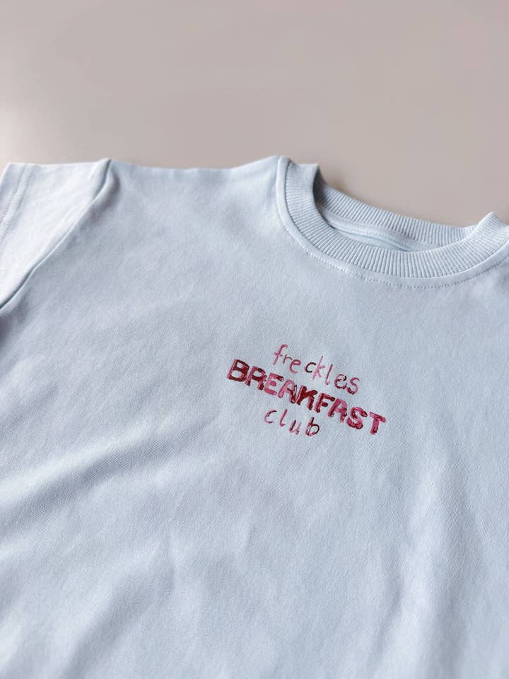 FRECKLES the label - Wholesale Screen Printed T-Shirt - Kids - Breakfast Club Tee | Sky6