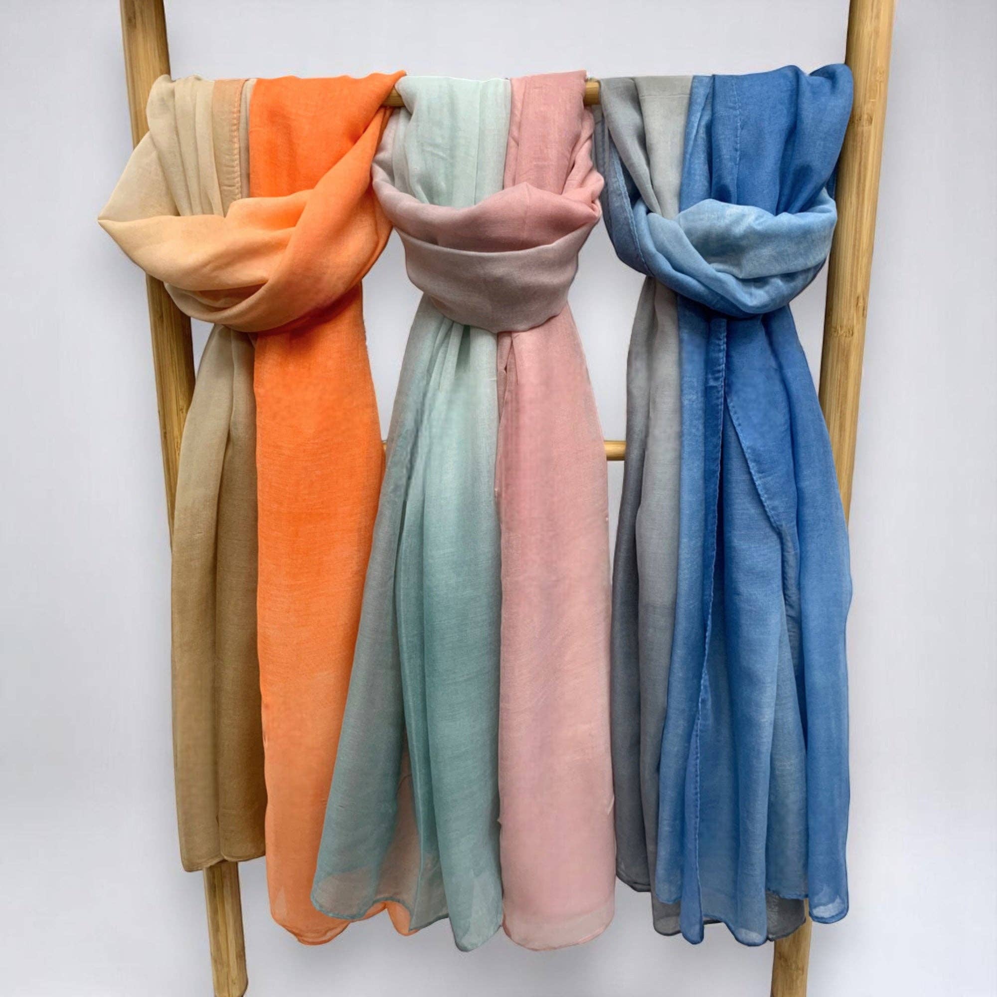 Lili Scarves (US Duty Free) - Wholesale Scarf - Women's - Summer Ombre Dip Scarf8