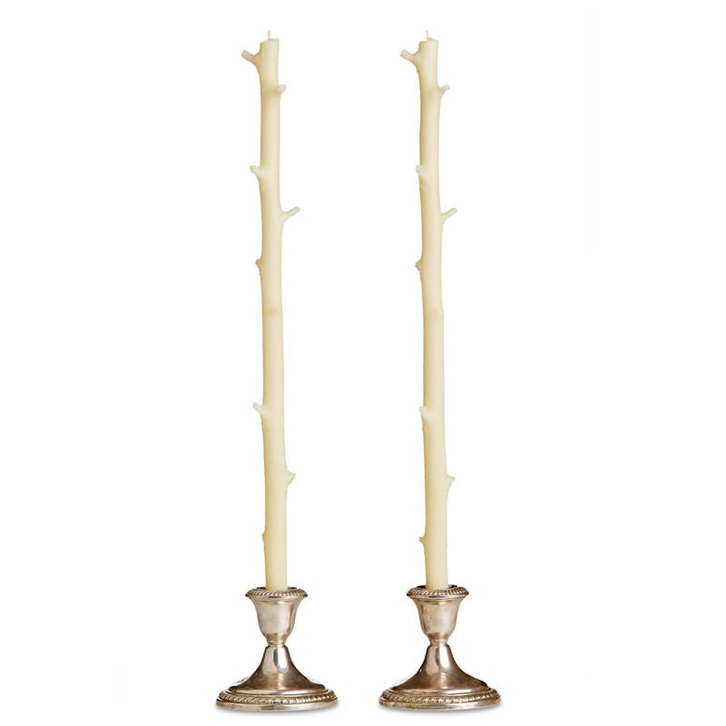 Stick Candles - Wholesale Tapered Candle/Candlestick - Stick Candles Hickory / Pair1