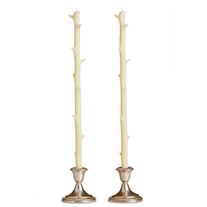 Stick Candles - Wholesale Tapered Candle/Candlestick - Stick Candles Hickory / Pair1
