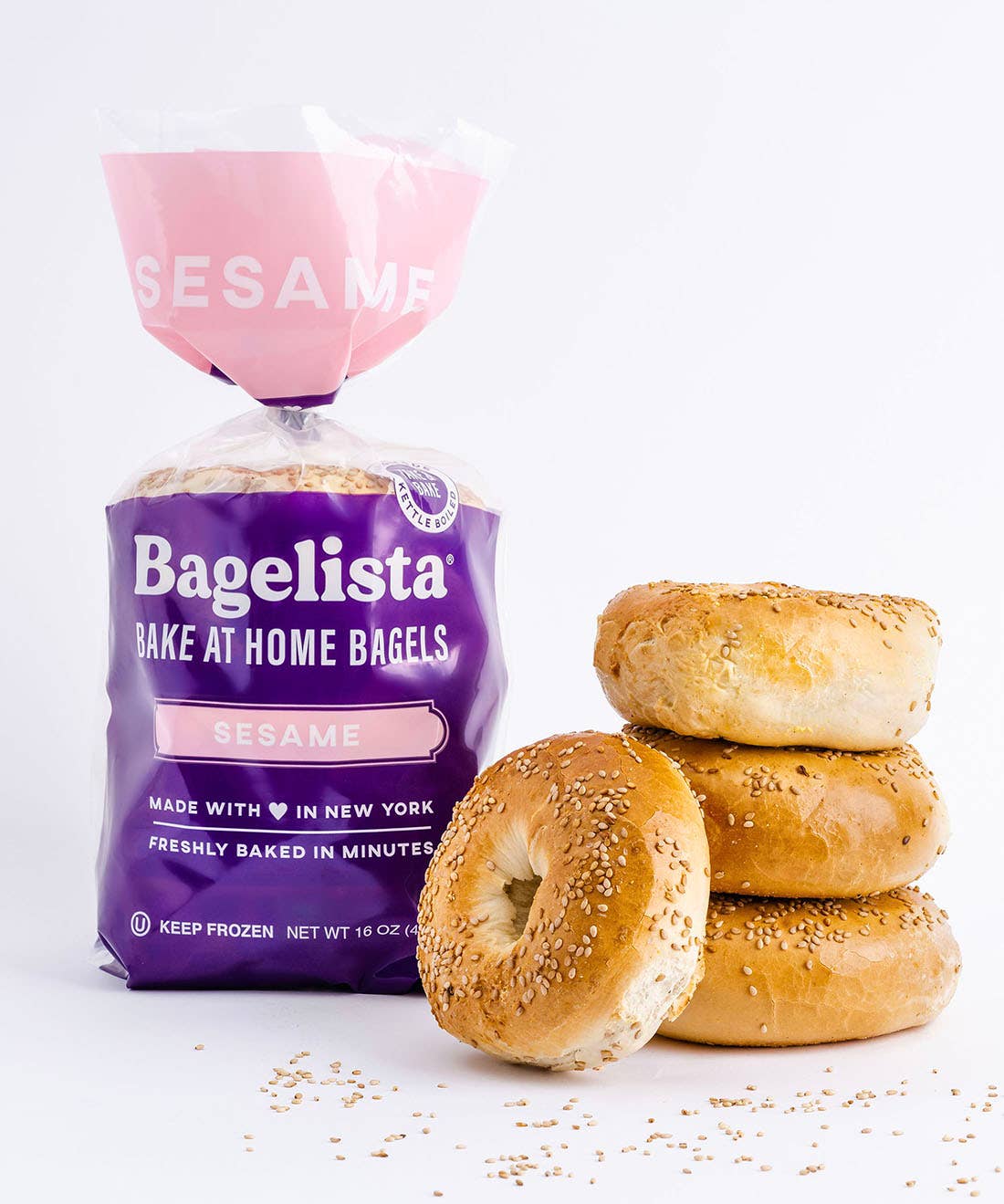 Bagelista Bake At Home Bagels - Vente Pains/tortillas - Bagels au sésame1