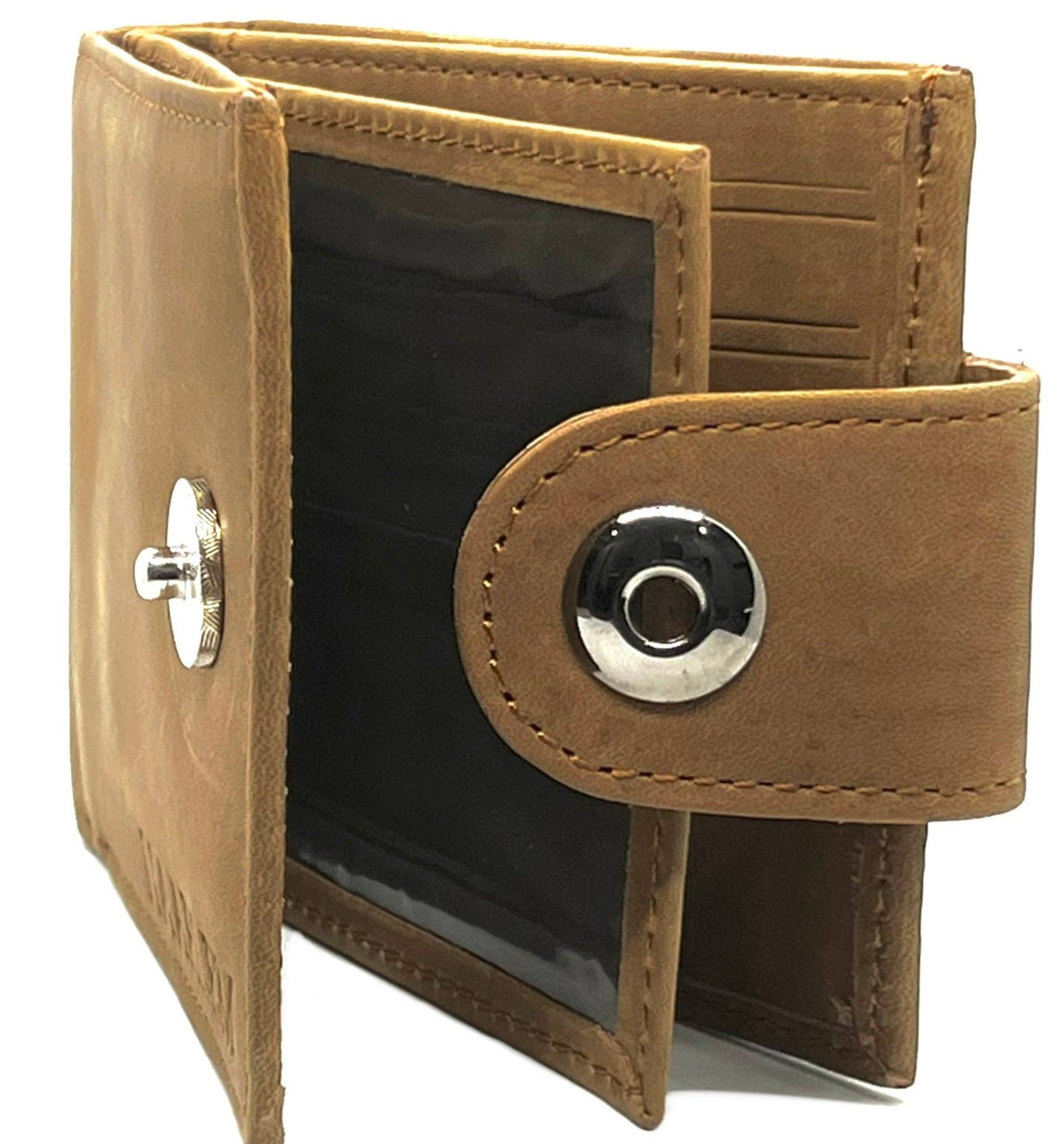 HAARLEM - Wholesale Wallet - Men's - HAARLEM Men LADER 28751 Lather Wallet Brown6