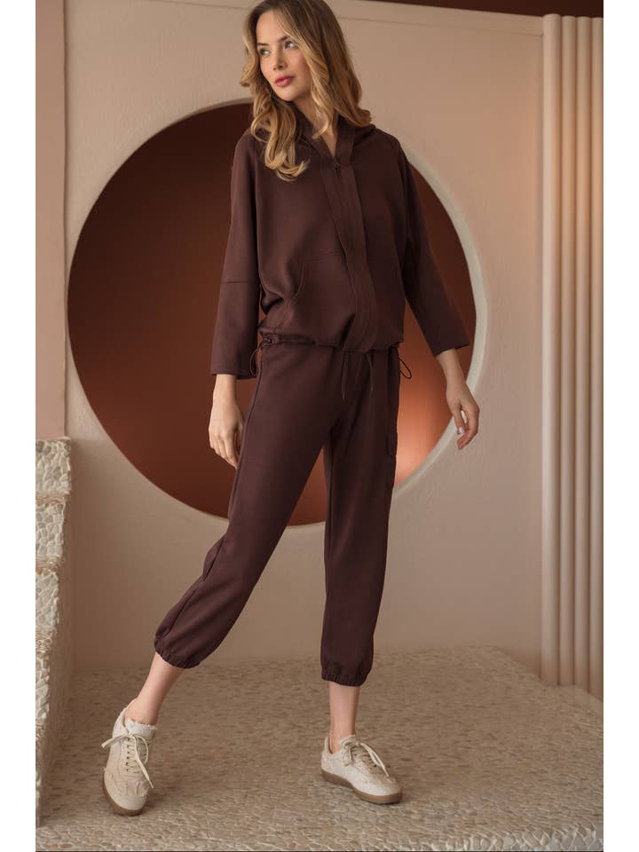 Joh Apparel - Vendita all'ingrosso Giacca - Donna - Giacca con cappuccio in maglia Kari Pointe6