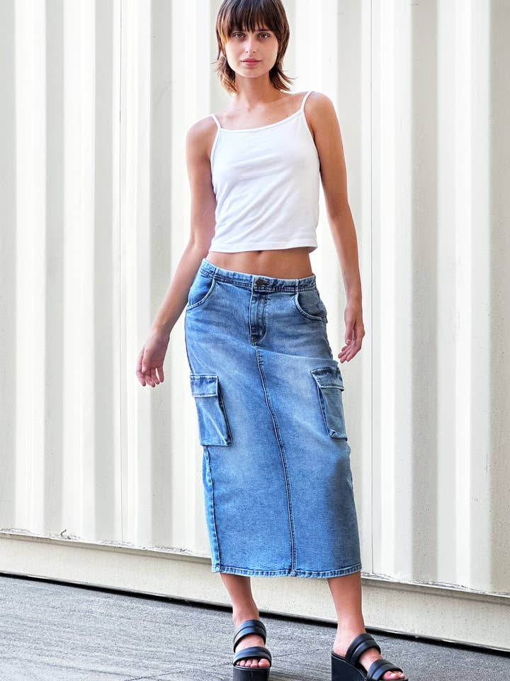 Saia Midi Utilitária por atacado de WASH LAB