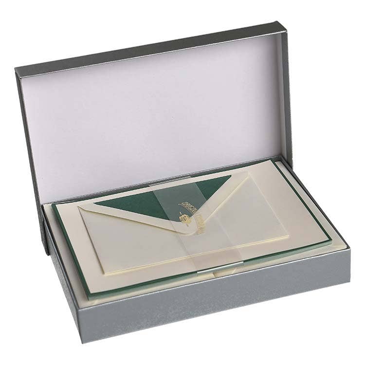 Royal Posthumus - Venta al por mayor Conjunto de papelería y tarjetas - Royal Posthumus Crown Mill | 25 hojas membretadas y sobres A5 con bordes y forro de color13