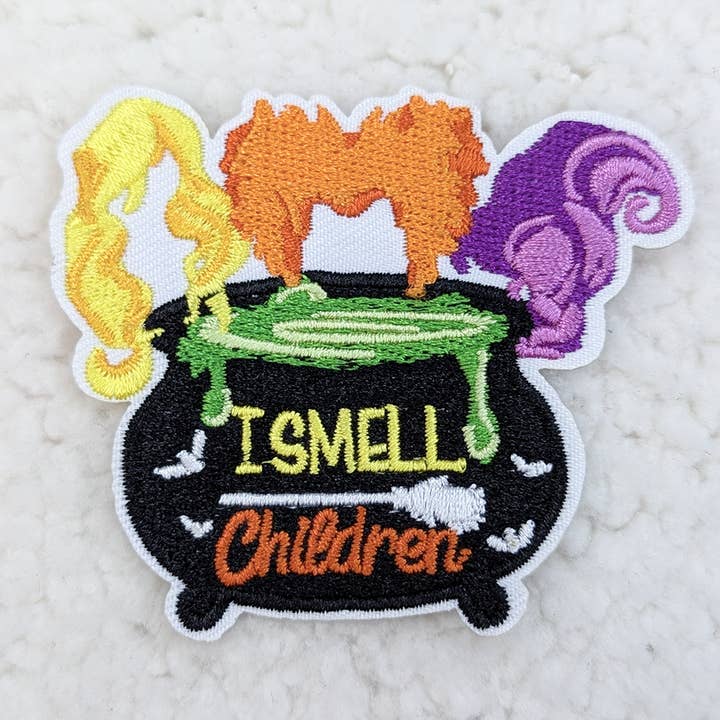 I Smell Children Embroidered HAT/POCKET Patch for wholesale by Trendy Transfers