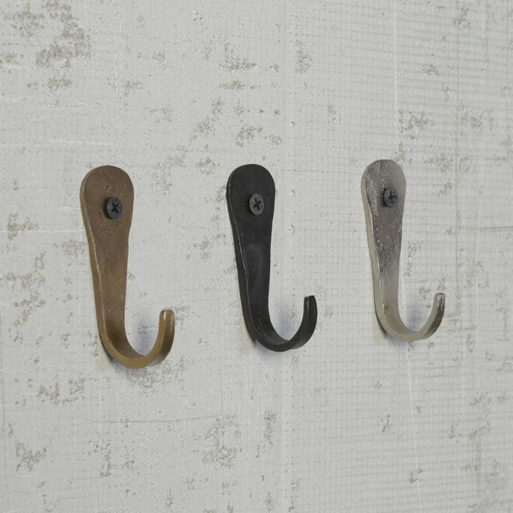 HomArt - Wholesale Wall Hook - Forged Hook, Iron - Black