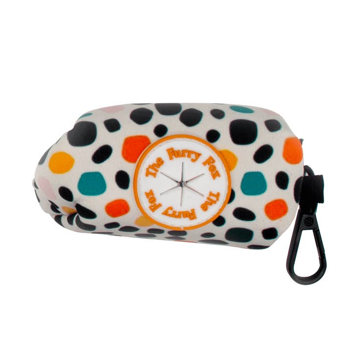 PolkaDogs : sac à déchets à pois colorés pour la vente par The Furry Fox