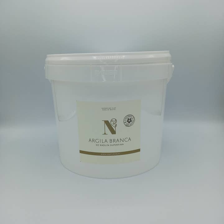 d'Natureza - Saboaria da Serra, Lda - Wholesale Skincare Face Mask - Superfine white clay kaolin 100g, 1Kg, 3Kg, and 5Kg