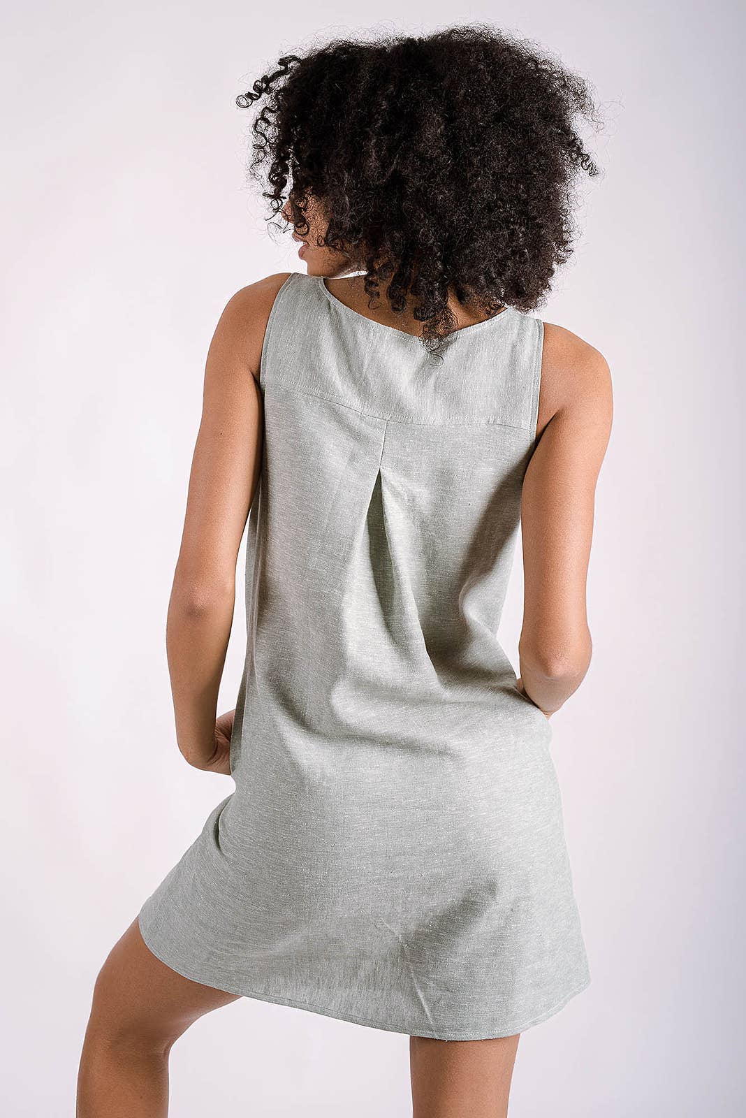 Rove and Roam - Wholesale Dress - Women's - Latitude Dress | Sage | Chambray3