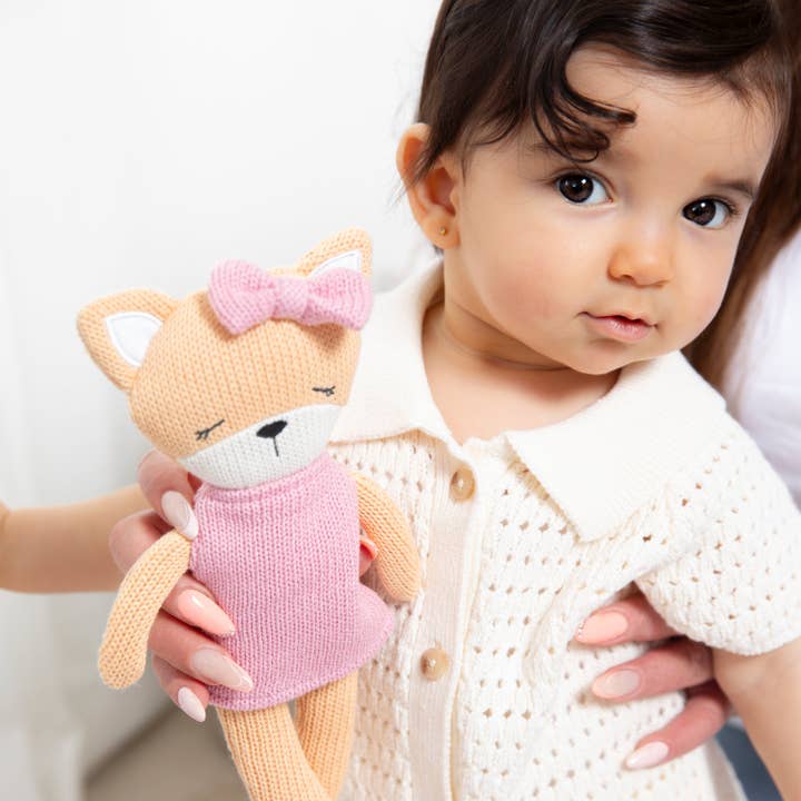Living Textiles - Wholesale Stuffed/plush toy – Kids & baby - Knitted Animal Toy- Frankie the Fox4