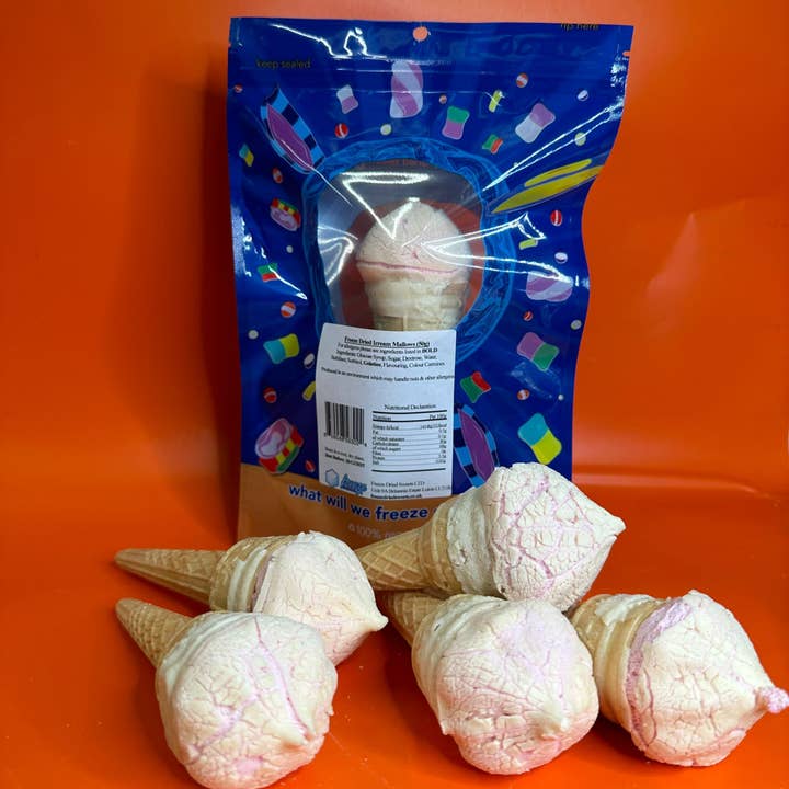 Freeze Dried Sweets – wholesale Boiled sweets – Ice Cream Mallows 1 Piece - Freeze Dried Sweets3