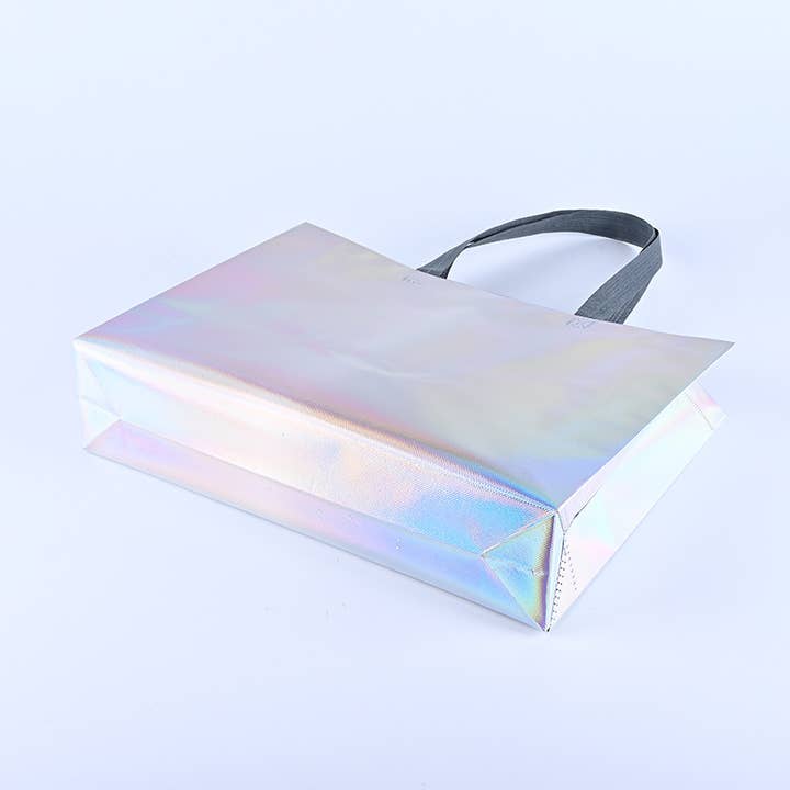 ByHome – wholesale Gift bag – 50pcs, 3 Sizes Iridescent Holographic Non-woven Gift Bag7