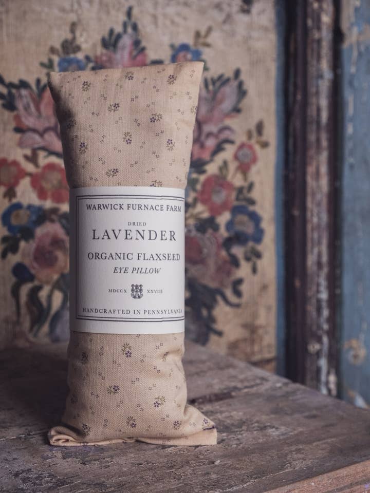 Lavender Flaxseed Eye Pillow for wholesale by Warwick Furnace Farm LLC