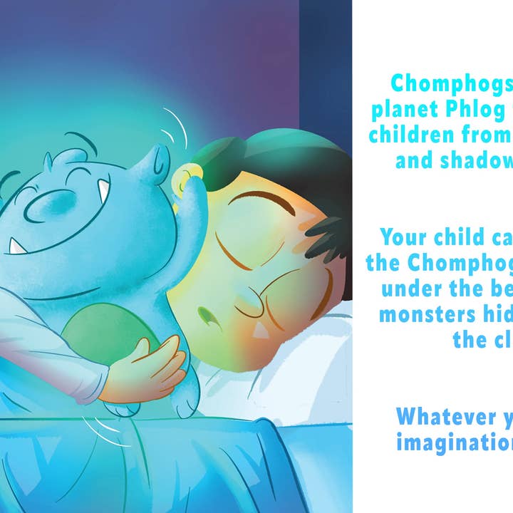 Rudderr, LLC/MintBucket - Wholesale Stuffed/Plush Toy - Kids & Baby - Chomphogs on Guard - Solution for Kids Scared of the Dark9