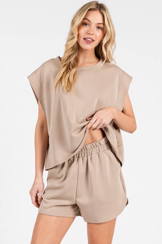 Final Touch - Wholesale Shorts - Women's - Modal Jersey Dolphin Shorts - NP70378A0