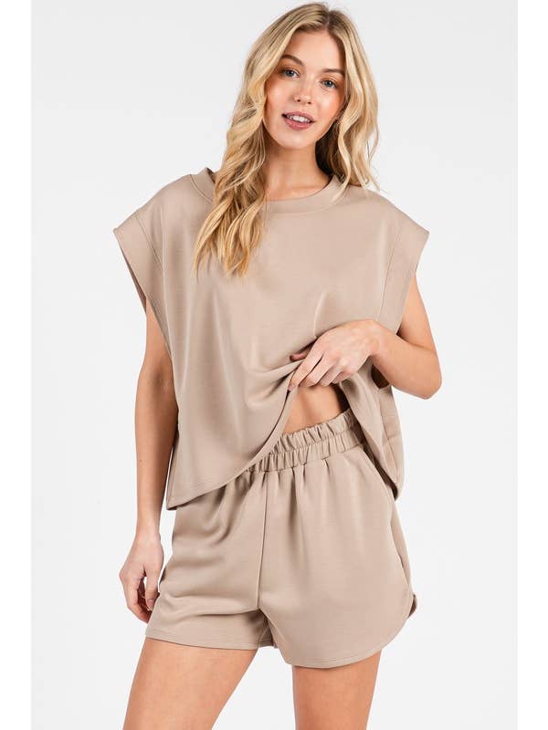 Final Touch - Wholesale Shorts - Women's - Modal Jersey Dolphin Shorts - NP70378A