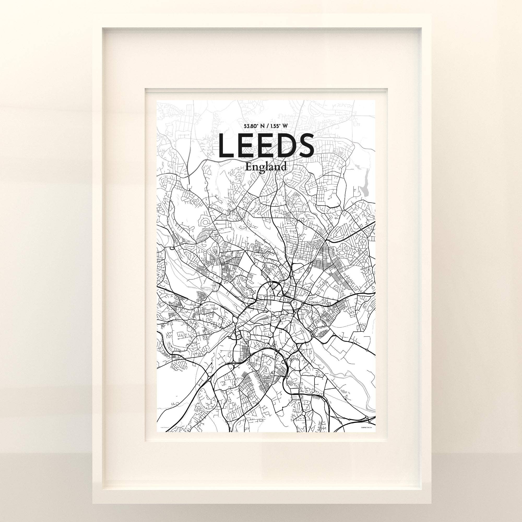 OurPoster.com – wholesale Poster – Leeds karta affisch113
