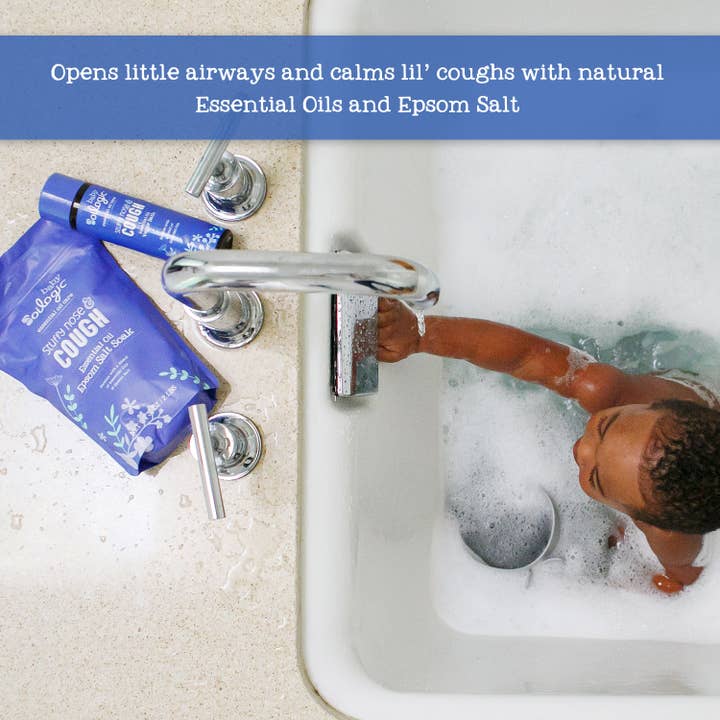 Oilogic Baby & Kid Solutions - Wholesale Bath Salts - Stuffy Nose & Cough Essential Oil Epsom Salt Soak4