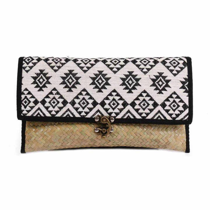 Diamant-Rattan bestickte Clutch - Thailand für den Großhandel von Lumily