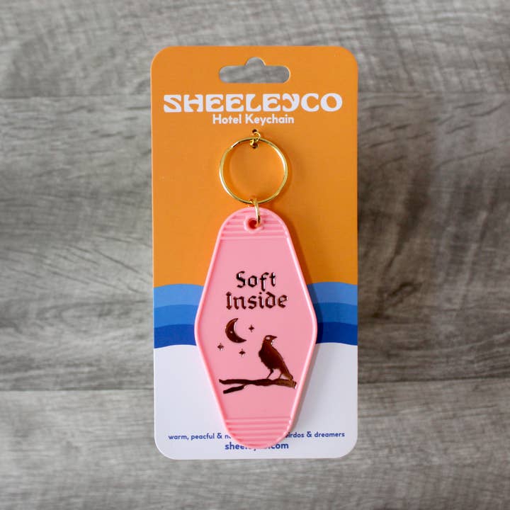 Soft Inside Hotel Keychain for wholesale by SheeleyCo