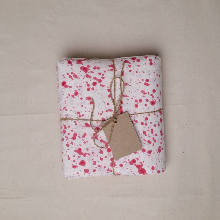 Pink Splatter Tablecloth for wholesale by Twizzell