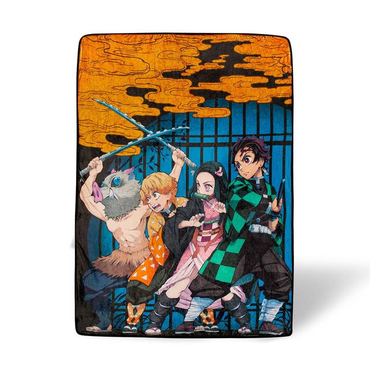 Couverture en polaire Demon Slayer 45 x 60 pouces pour la vente par Toynk
