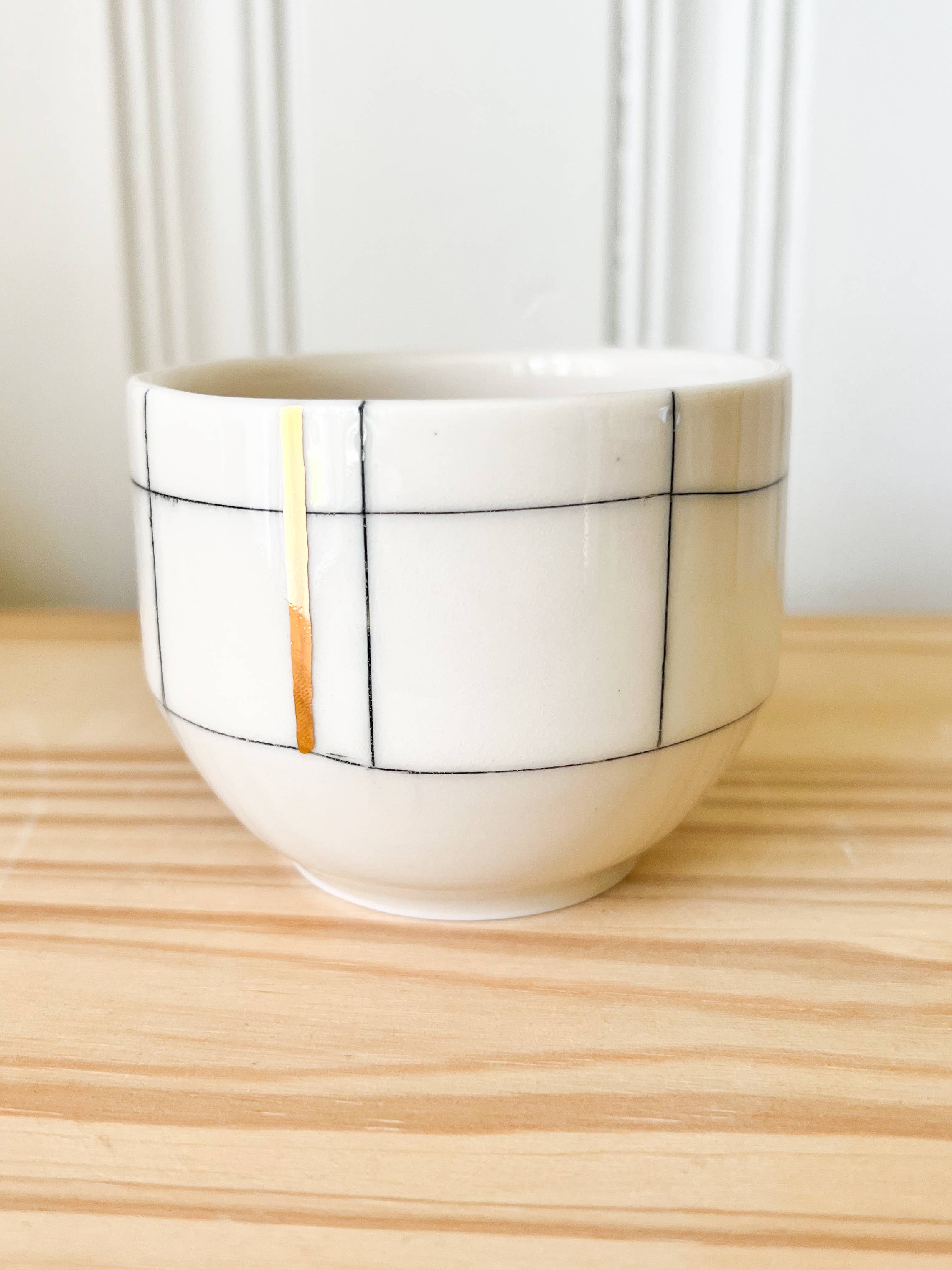 Petrichor + Gold - Wholesale Coffee Mug - Grid Yunomi