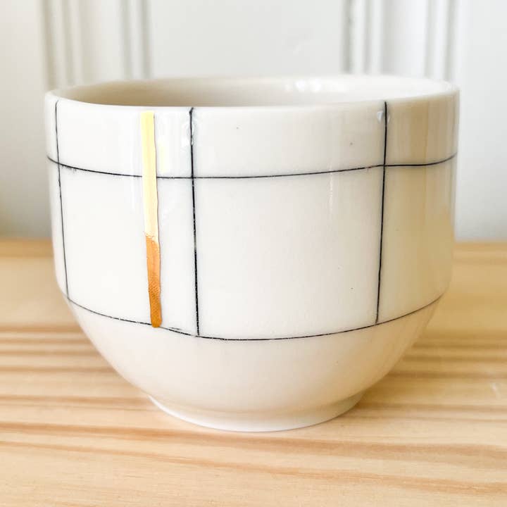 Petrichor + Gold - Wholesale Coffee Mug - Grid Yunomi0