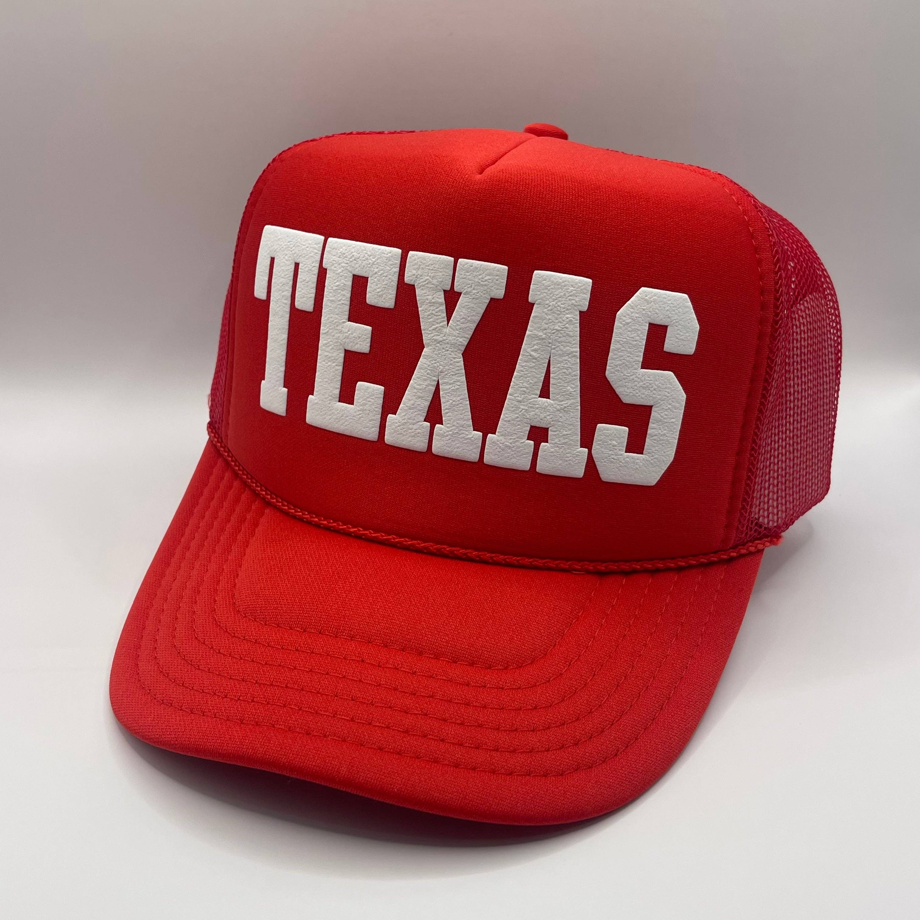 Happi Style - Wholesale Trucker Hat - Unisex - Texas Rangers Fan Trucker Hat | Red0