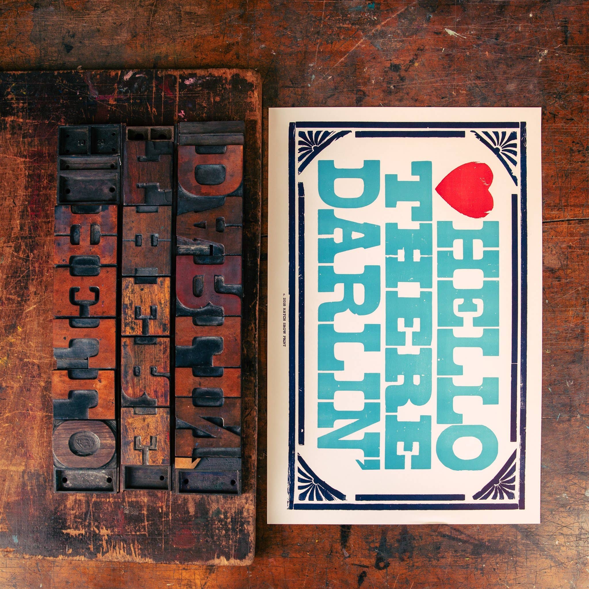 Hatch Show Print - Vendita all'ingrosso Poster - Poster Hello There Darlin'2