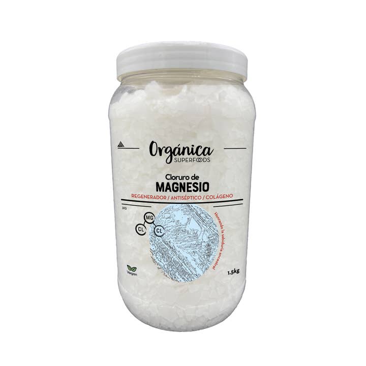 Orgánica Superfoods SL - Wholesale Protein/Superfood Powder - Magnesium Chloride Flakes - 1500g