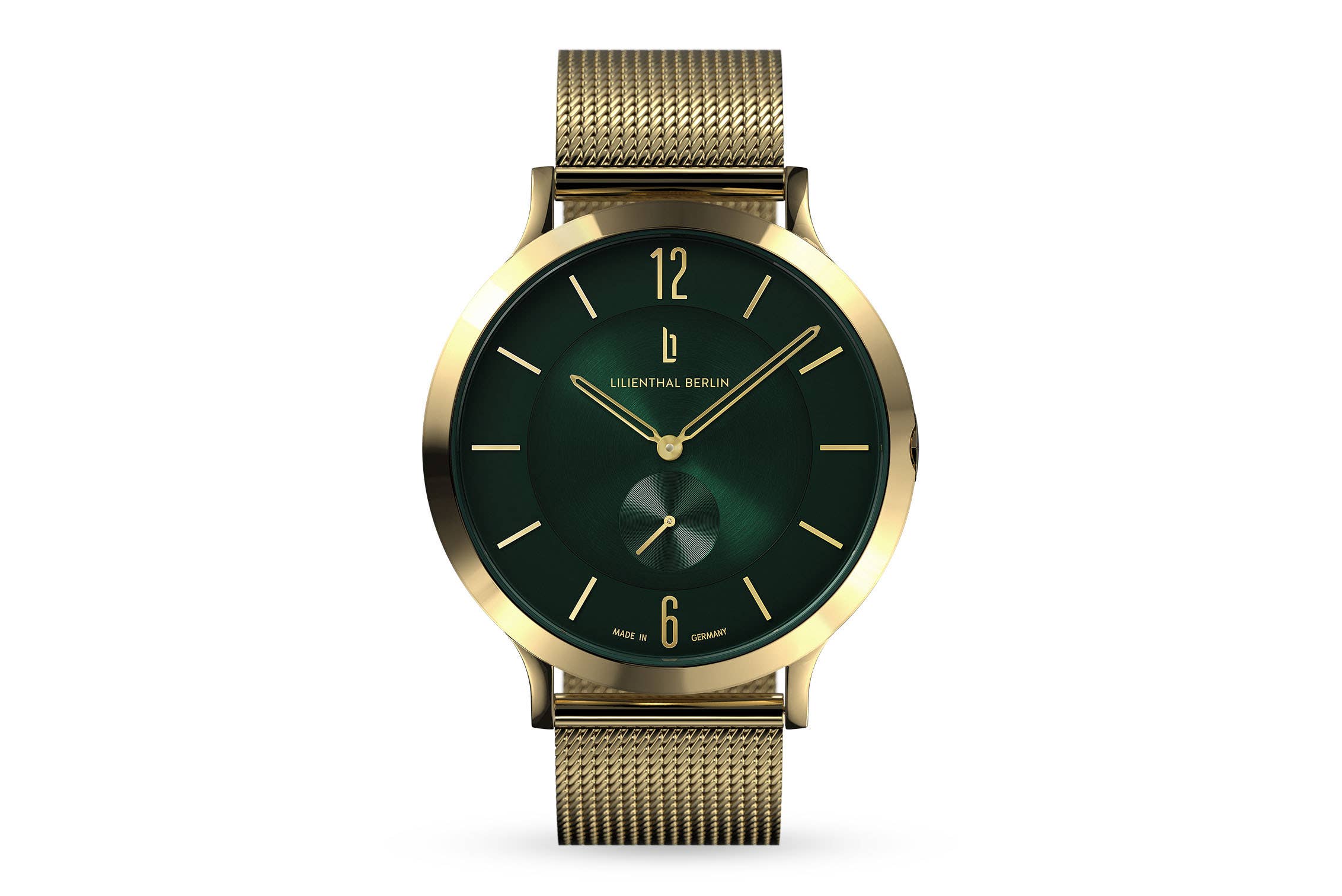 Lilienthal Berlin – Relógio de pulso - Homem por atacado – O clássico ouro verde1