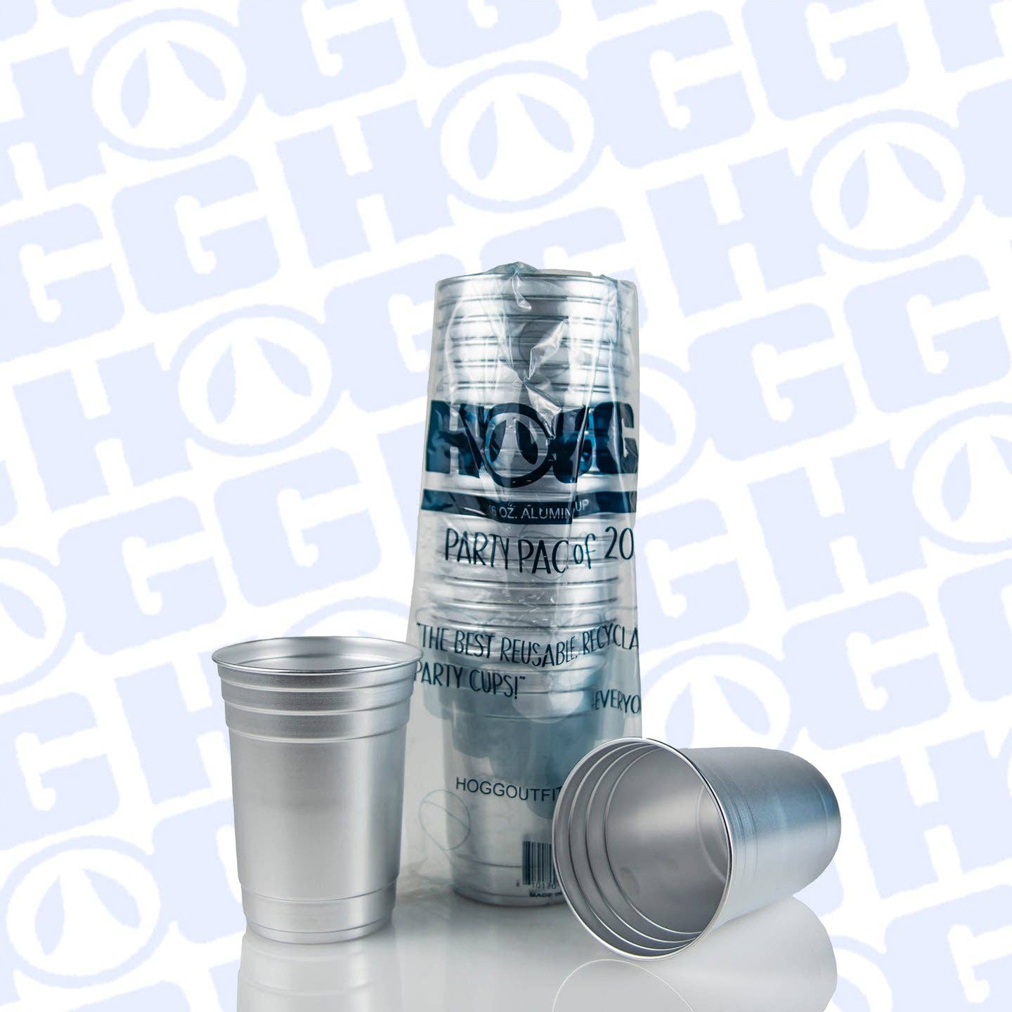 Hogg Outfitters - Wholesale Disposable Cup - 16oz ALUMINUM CUP - PARTY PACK OF 202