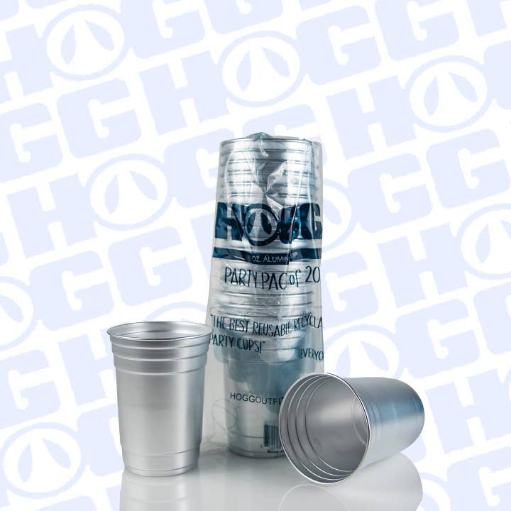 Hogg Outfitters - Wholesale Disposable Cup - 16oz ALUMINUM CUP - PARTY PACK OF 202