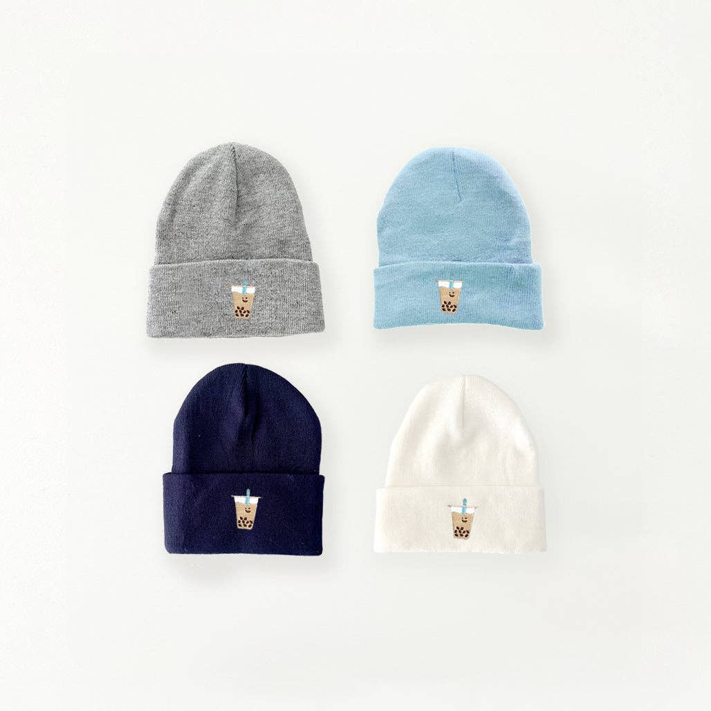 A Jar Of Pickles – Engroshandel Beanie - Børn – Boba Milk Tea Børnehue1