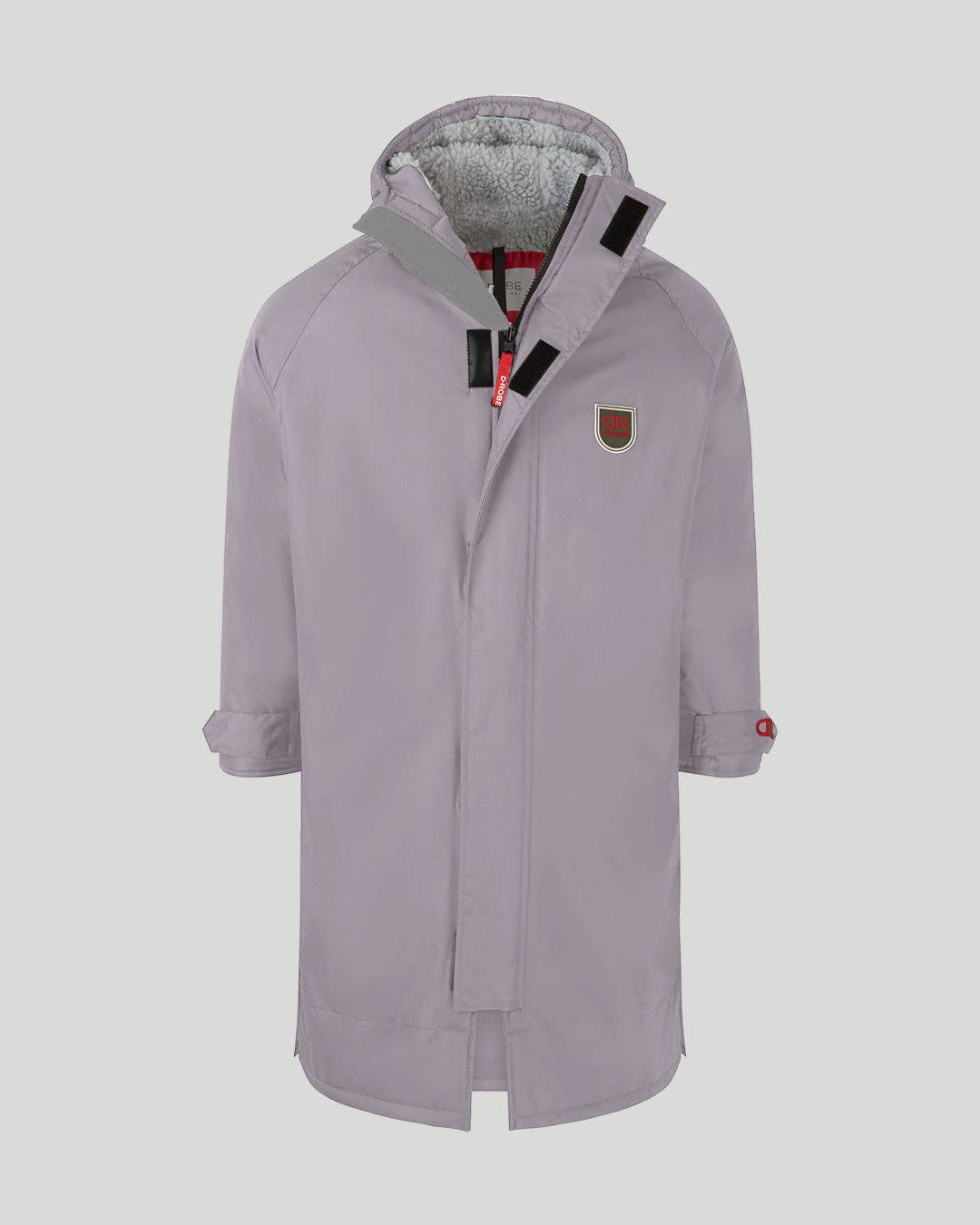 D-ROBE – Engroshandel Morgenkåbe - Dame – Beaufort jakke - opalgrå1