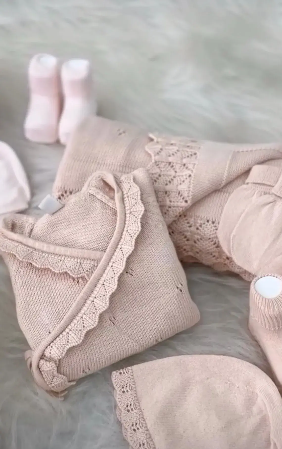 Nipperland - Wholesale Clothing Set - Baby - Knitted Newborn Baby Coming Home Outfit Layette Set Cotton5