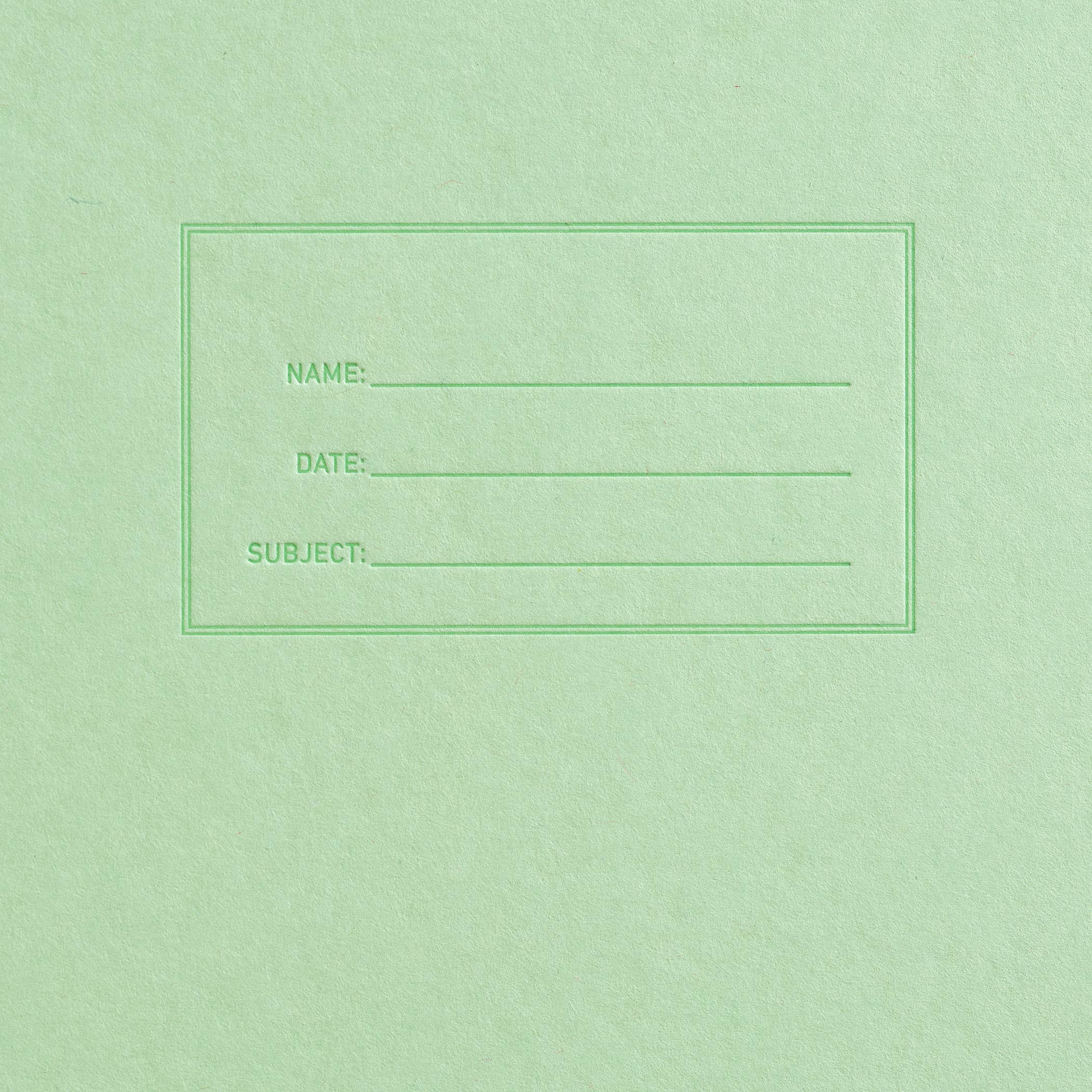 Shorthand Press - Wholesale Notebook - Standard Notebook - Mint2