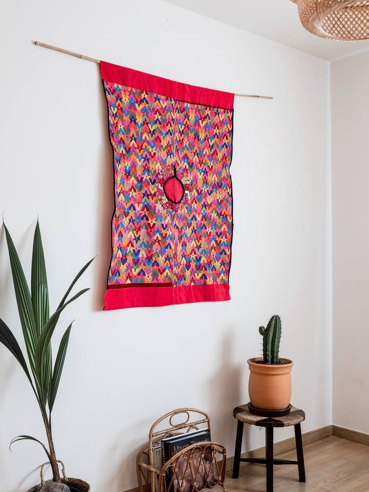 Huipil Star Wall Hanging for wholesale by Vegan Expedition