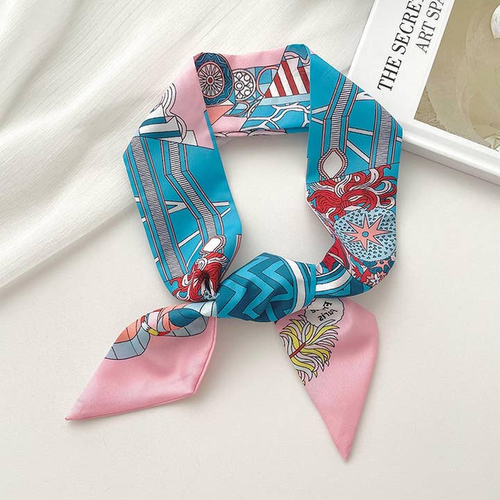 ACCITY - Wholesale Scarf - Women's - RETRO LONG TIE BAG HANDLE RIBBON SCARF_CWASC0722