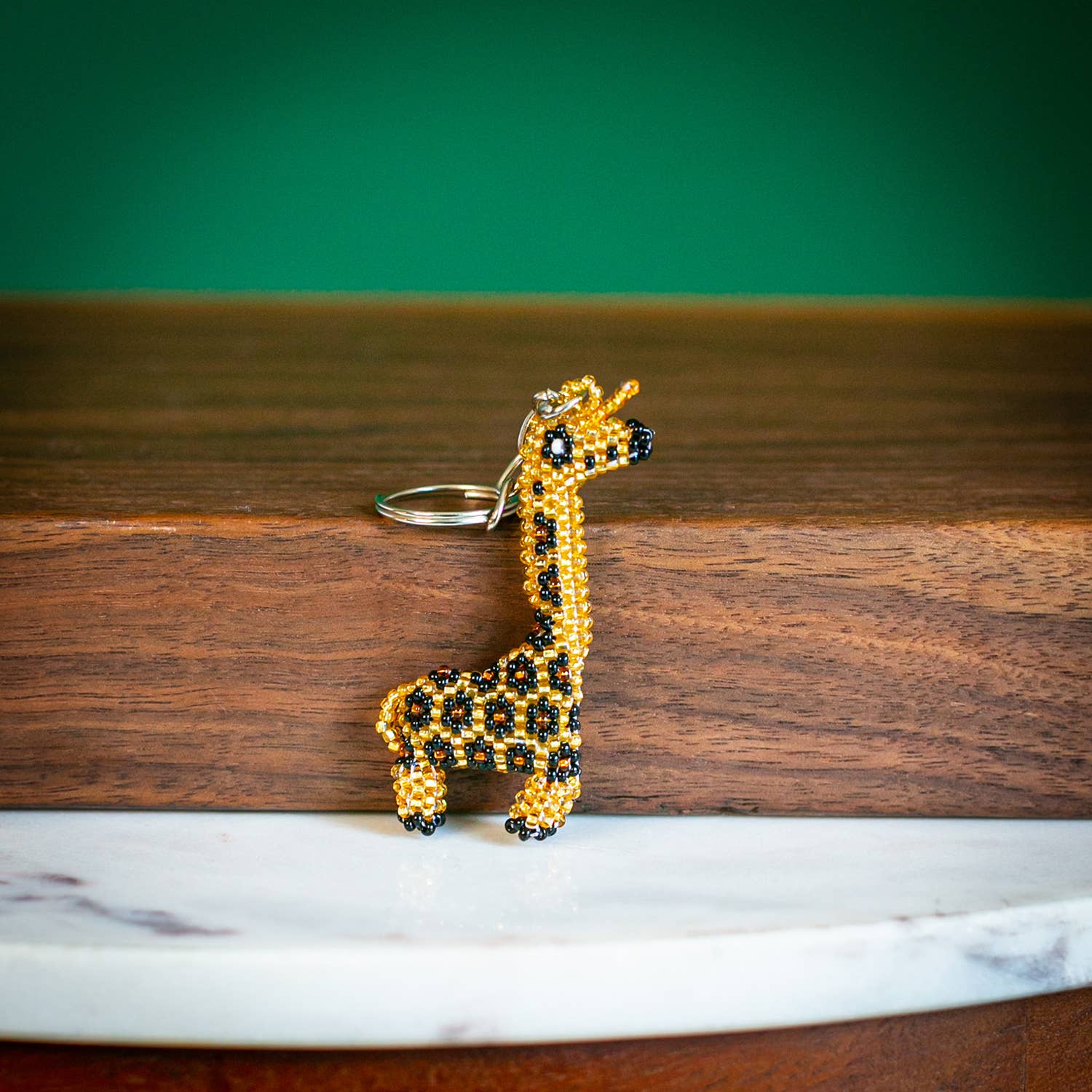 Lucia's Imports - Wholesale Keychain - Women's - Giraffe Beaded Keychains1