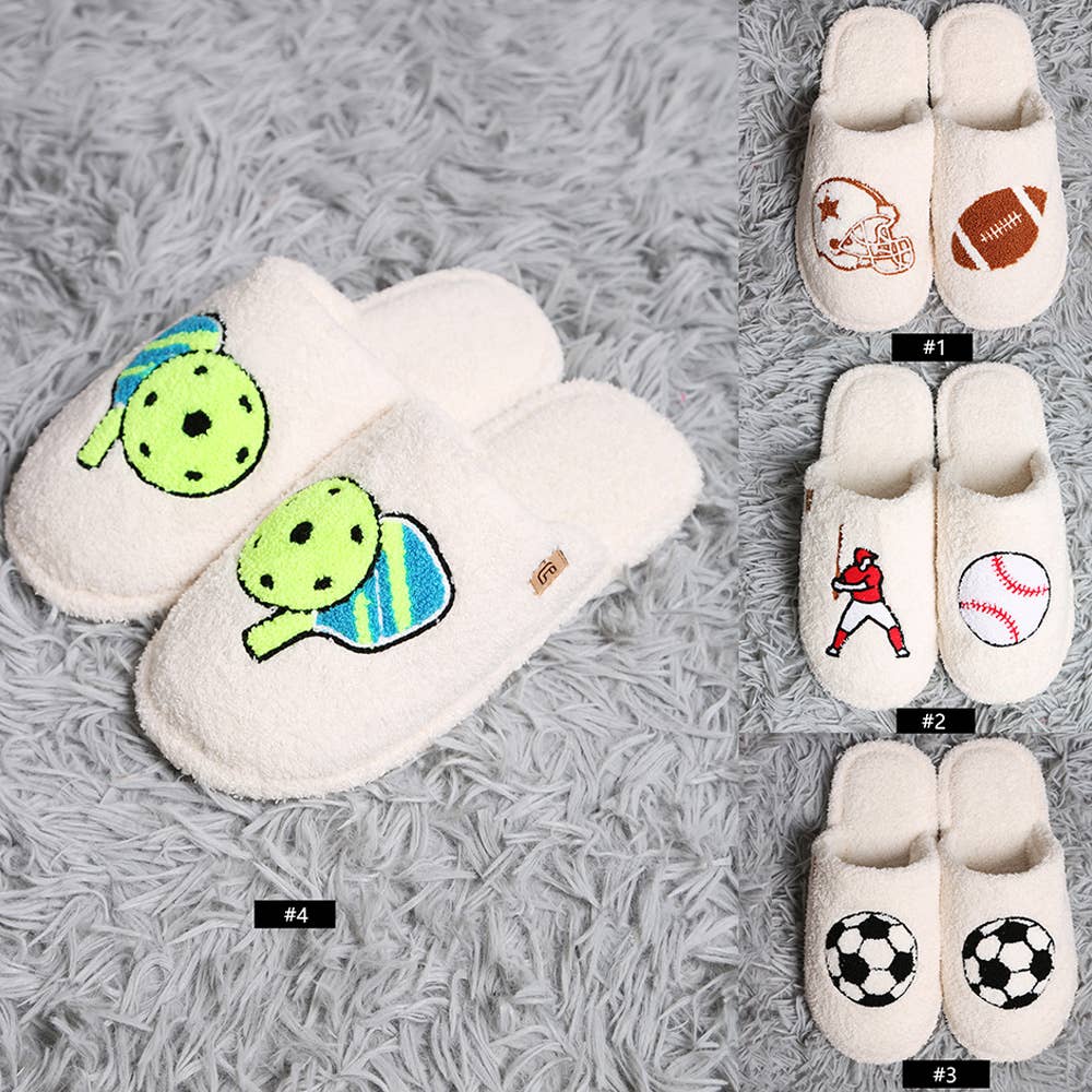 Sensibling Corp. - Wholesale Slippers - Women's - Baseball Soccer Pickleball Rugby Home Indoor Floor Slippers8