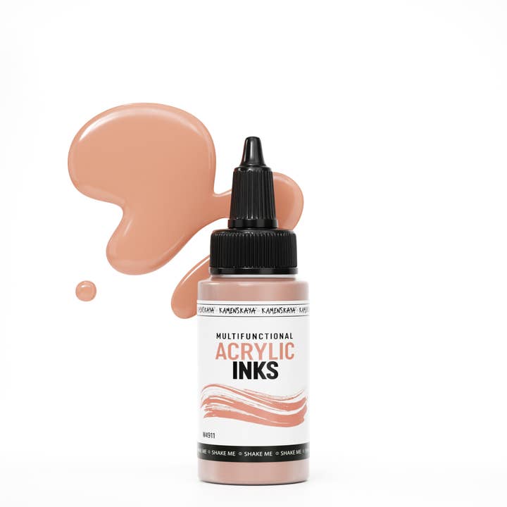 Acrylic Ink W4911 Peach for wholesale by KAMENSKAYA