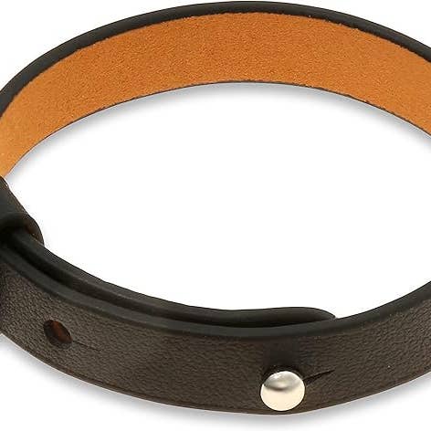 Vegan Leather Bracelet – Adjustable Men's Bracelet for wholesale by Made By Nami